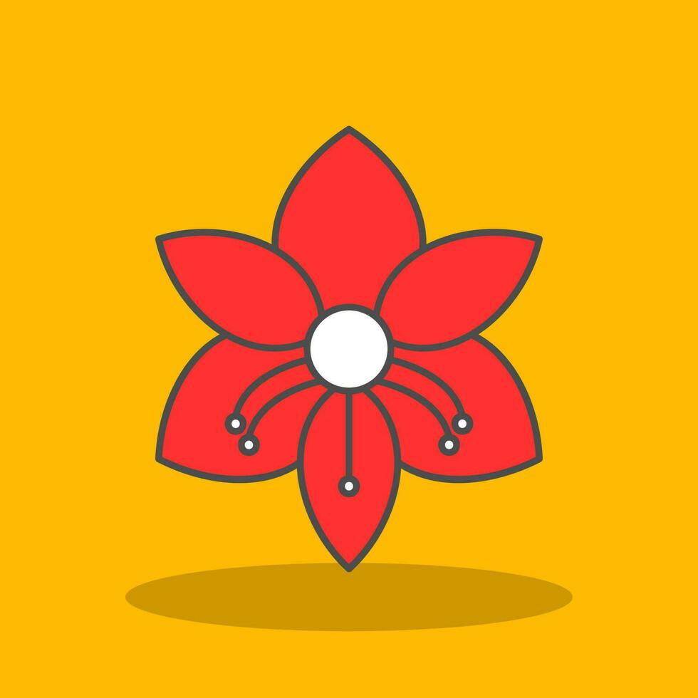 Amaryllis Vector Icon Design