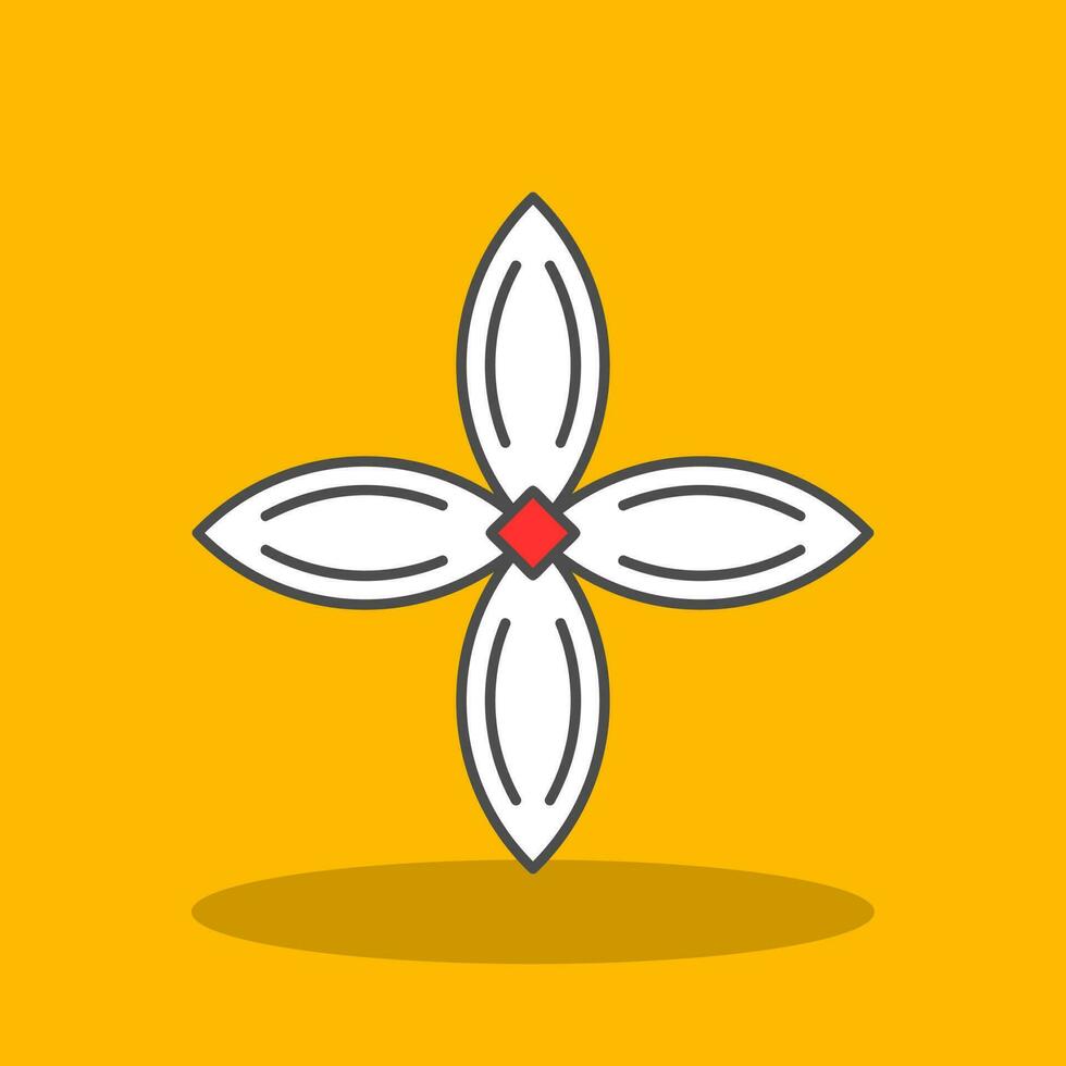 Bouvardia Vector Icon Design