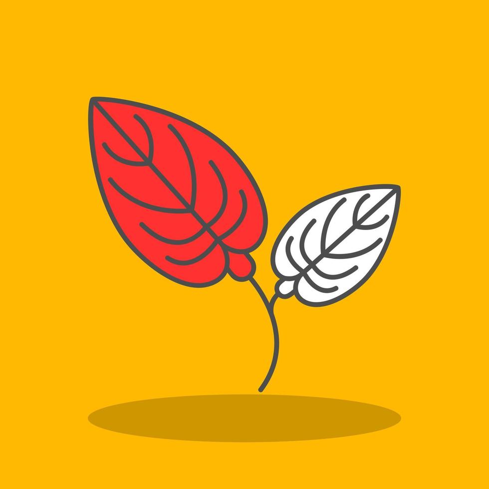 Anthurium Vector Icon Design