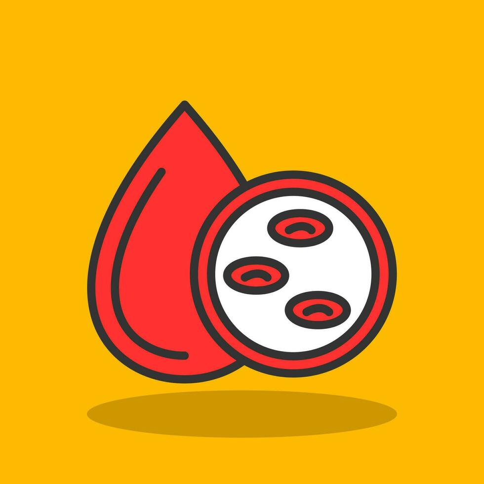 Blood Cells Vector Icon Design
