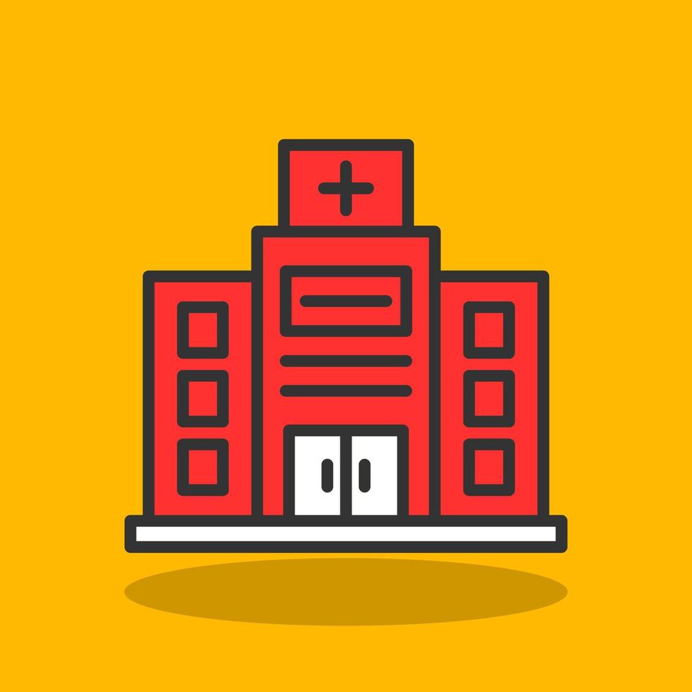 Hospital Vector Icon Design