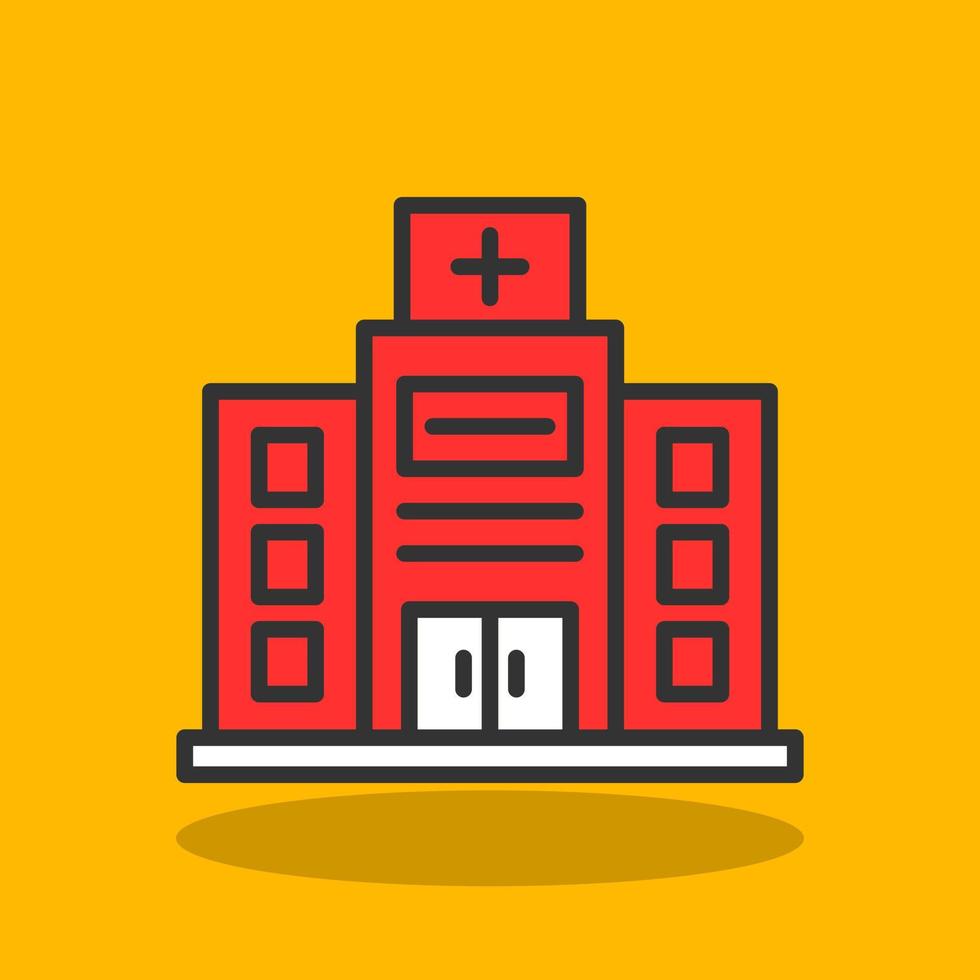 Hospital Vector Icon Design