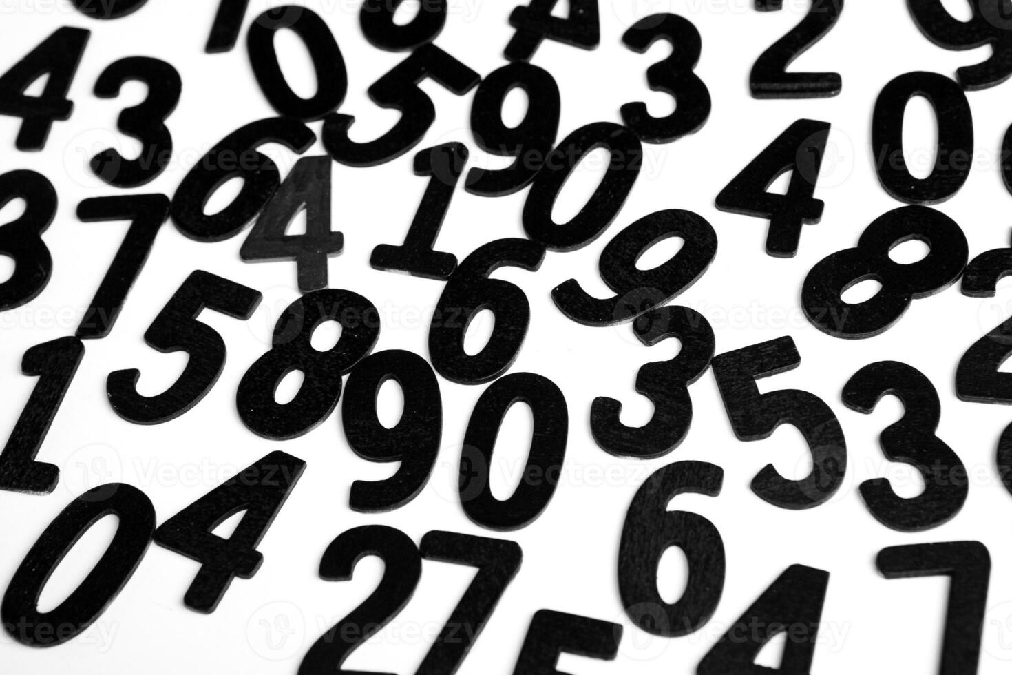 Numbers texture abstraction. Global economy crisis concept. Finance data or education concept. photo