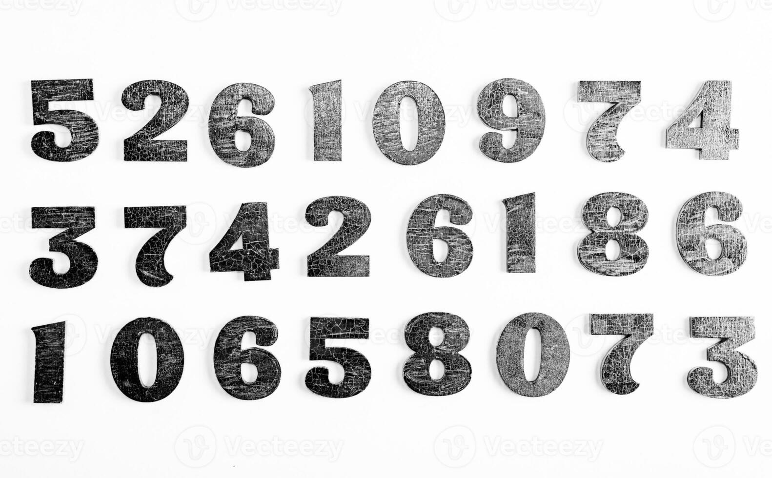 Numbers texture abstraction. Global economy crisis concept. Finance data or education concept. photo