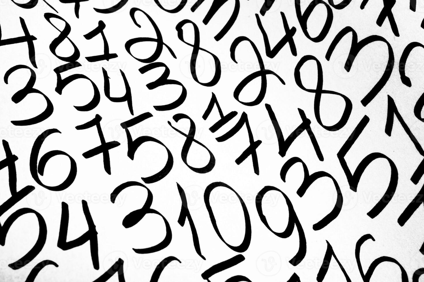 Numbers texture abstraction. Global economy crisis concept. Finance data or education concept. photo