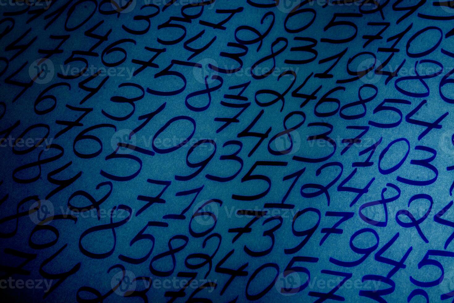 Numbers texture abstraction. Global economy crisis concept. Finance data or education concept. photo