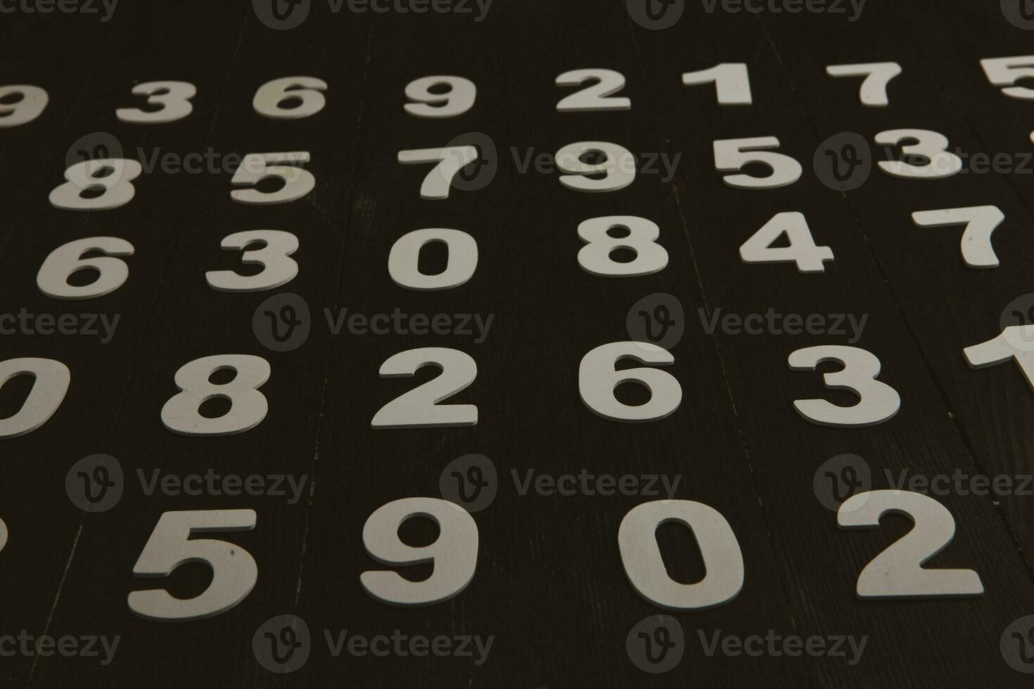 Numbers texture abstraction. Global economy crisis concept. Finance data or education concept. photo