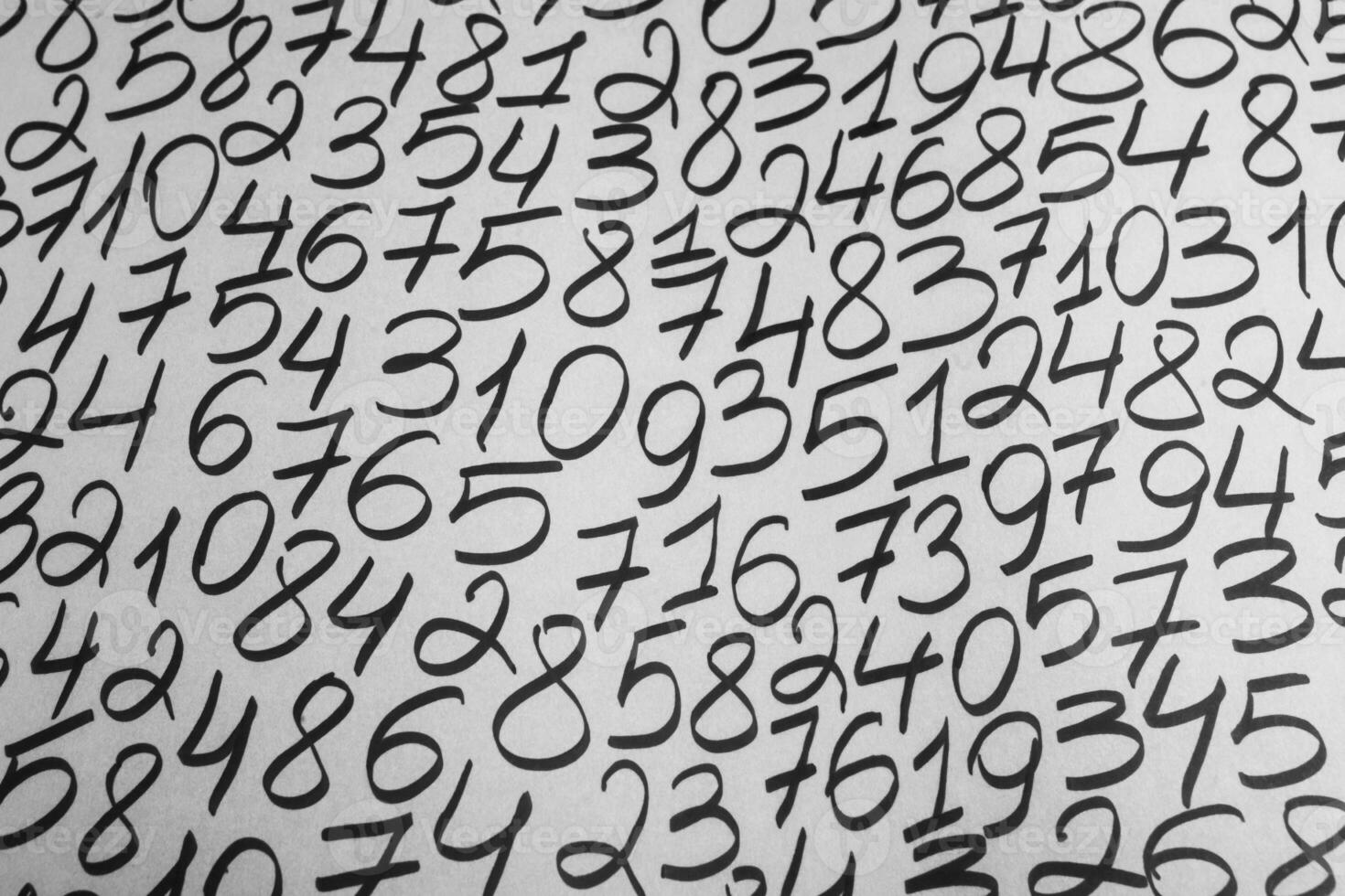 Numbers texture abstraction. Global economy crisis concept. Finance data or education concept. photo