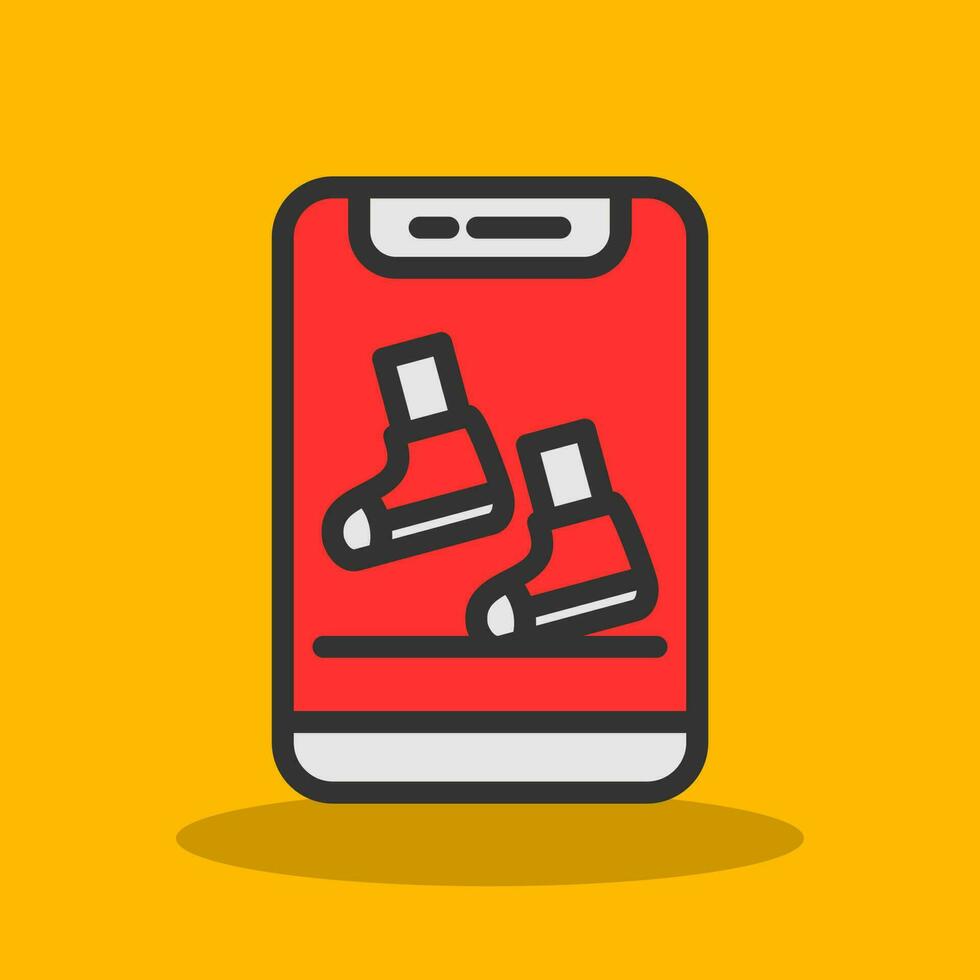 Walking Vector Icon Design