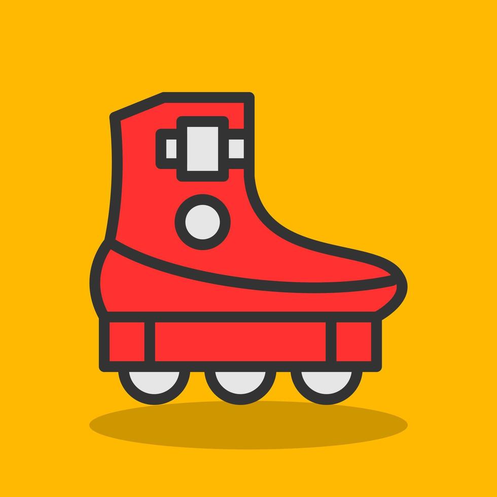 Roller Skating Vector Icon Design