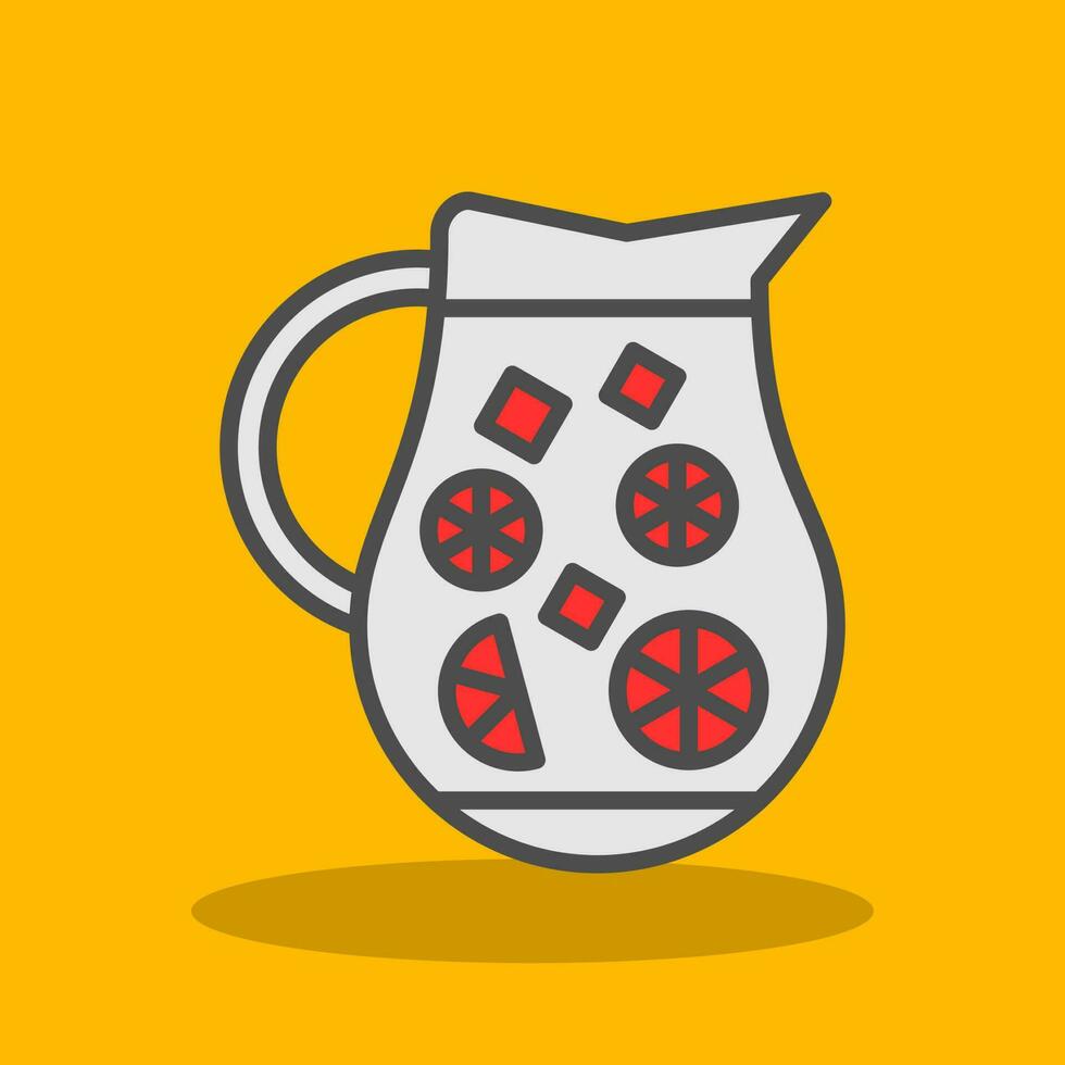 Lemonade Jug Vector Icon Design