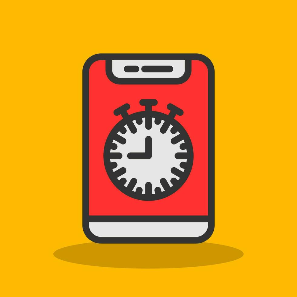 Stopwatch Vector Icon Design