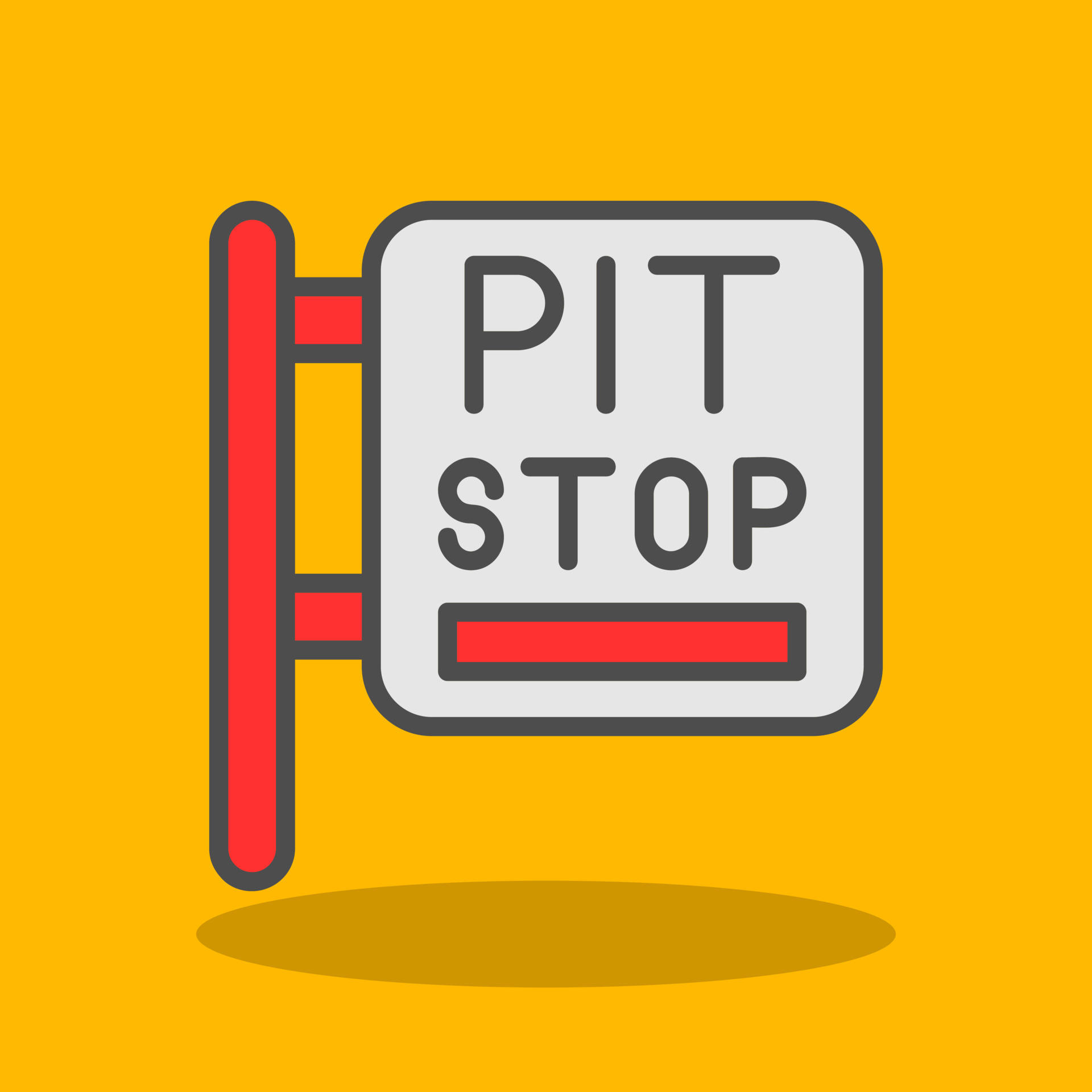 Pit Stop Vector Icon Design 20667176 Vector Art at Vecteezy