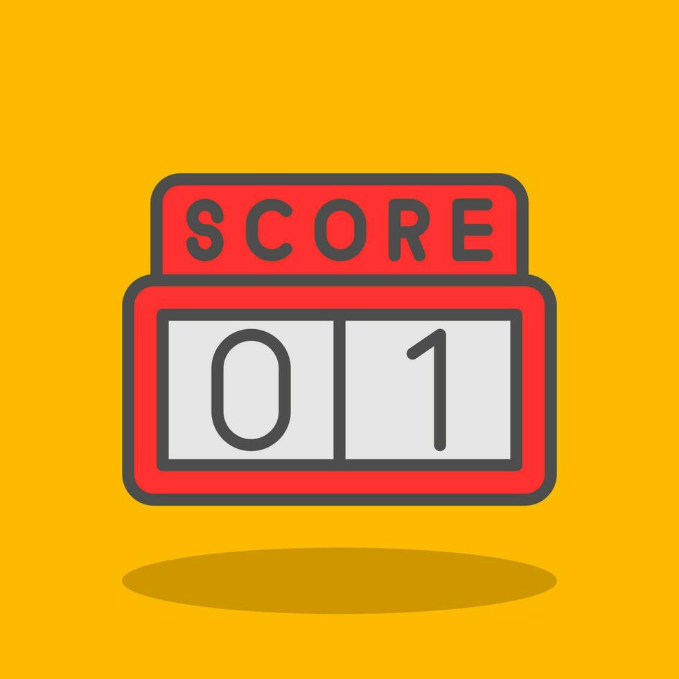 Scoreboard Vector Icon Design