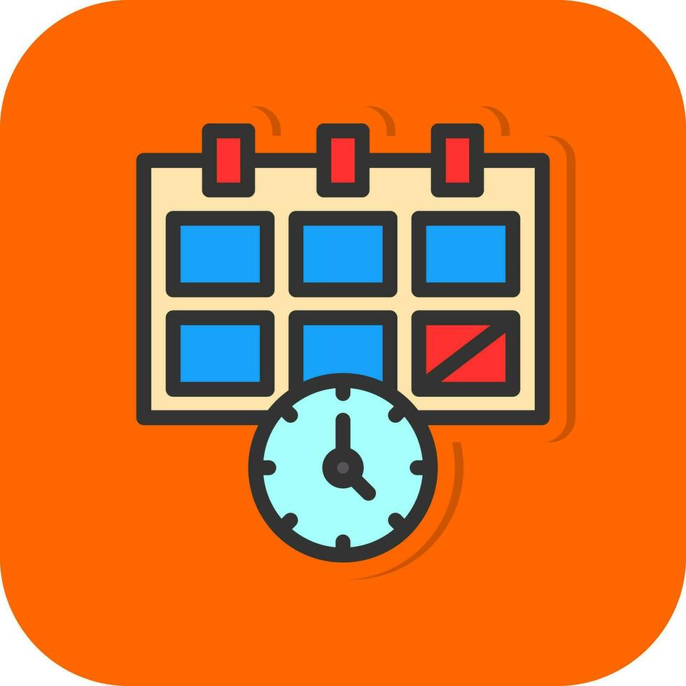 Deadline Vector Icon Design