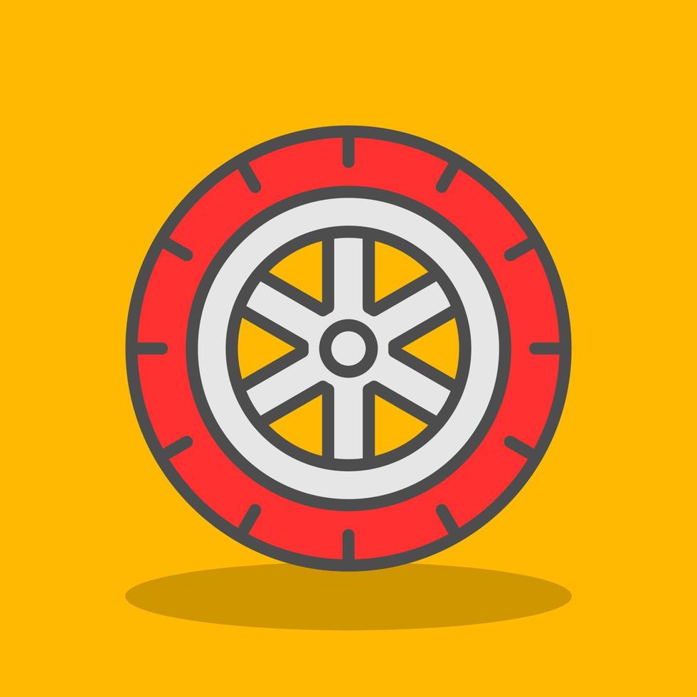 Tire Vector Icon Design
