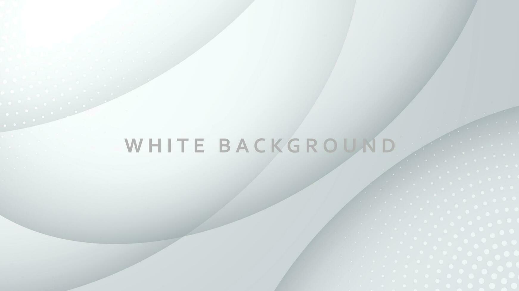 Abstract wavy dimension white background vector