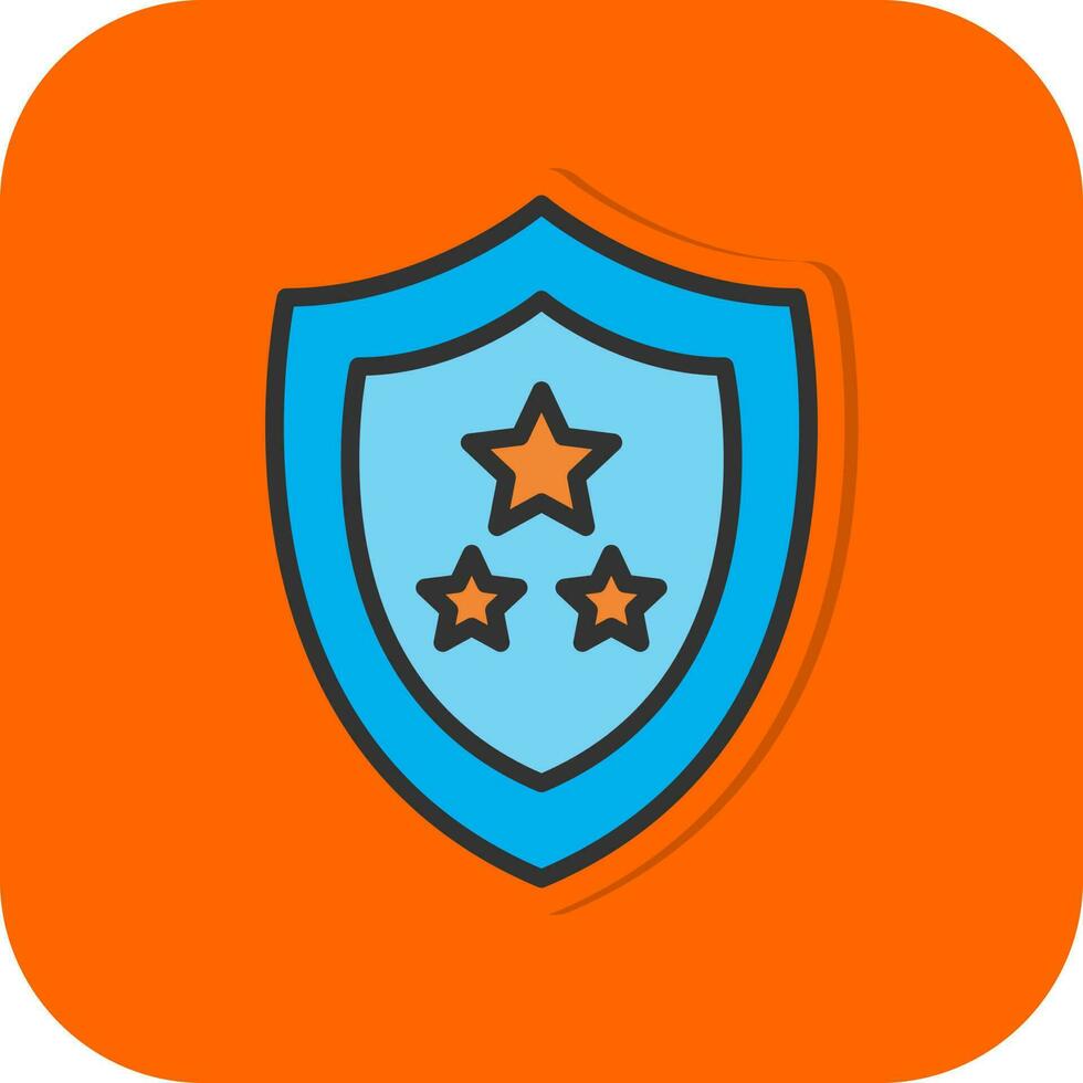 Crest Vector Icon Design