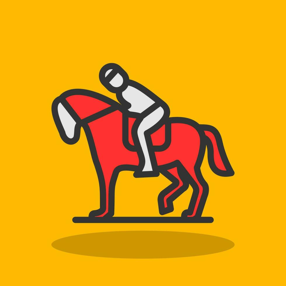 Equestrian Vector Icon Design