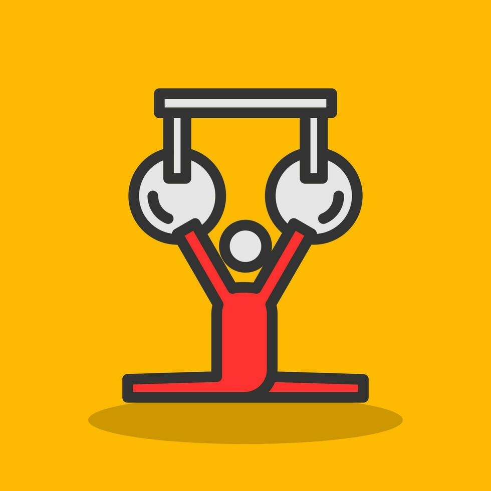 Gymnastics Vector Icon Design