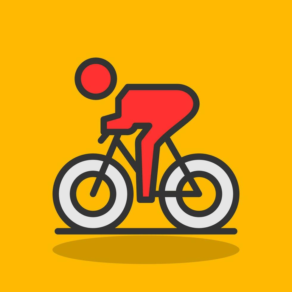 Cycling Vector Icon Design