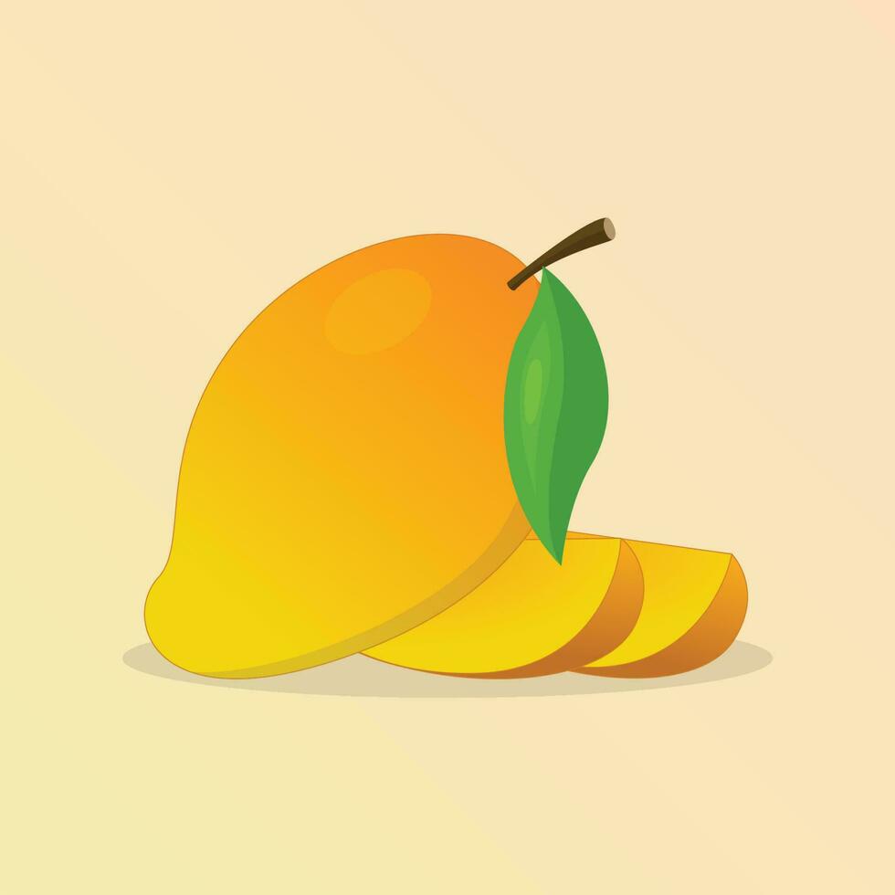 Mango illustration premium vector illustration