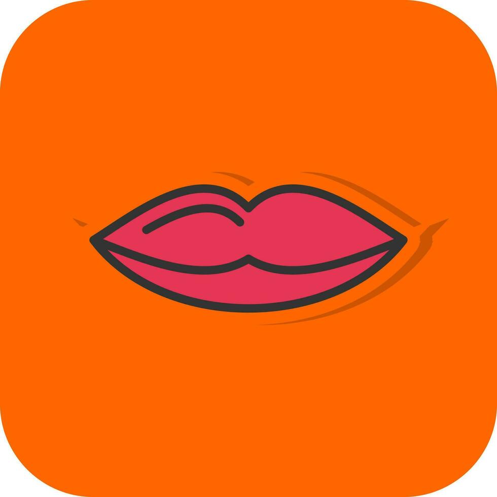 Lips Vector Icon Design