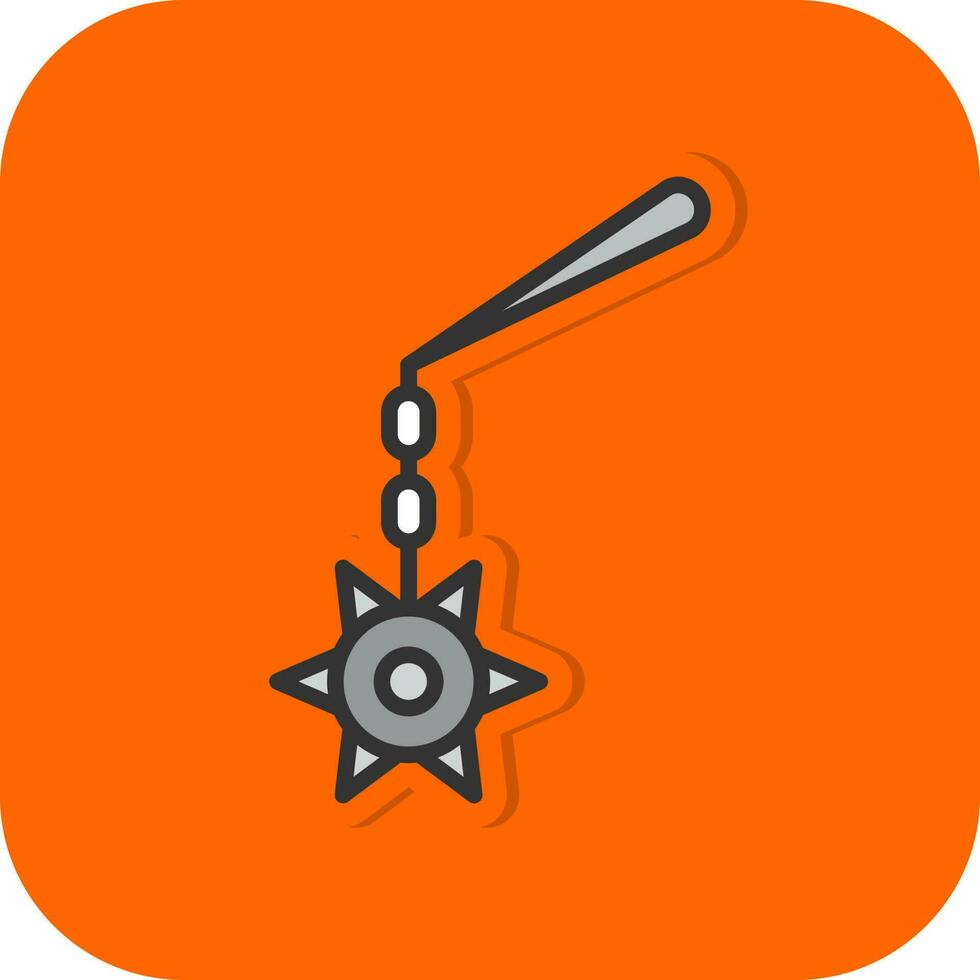 Mace Vector Icon Design