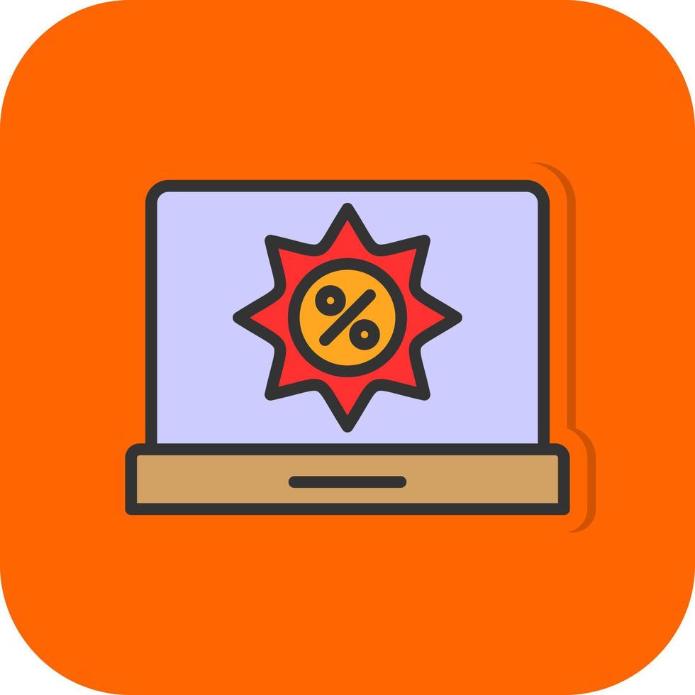 Online Discount Vector Icon Design