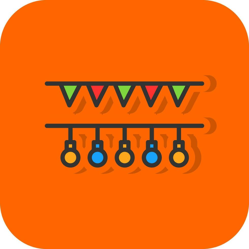 Garland Vector Icon Design