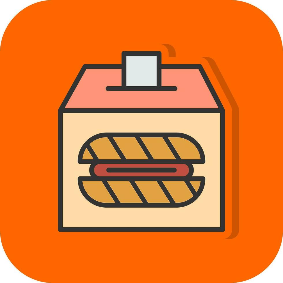 Bread Donation Vector Icon Design