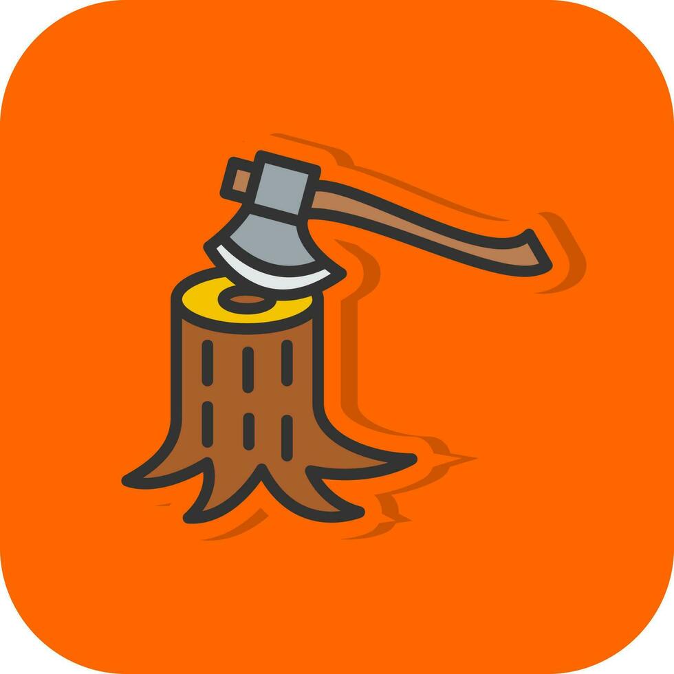 diseño de icono de vector de deforestación