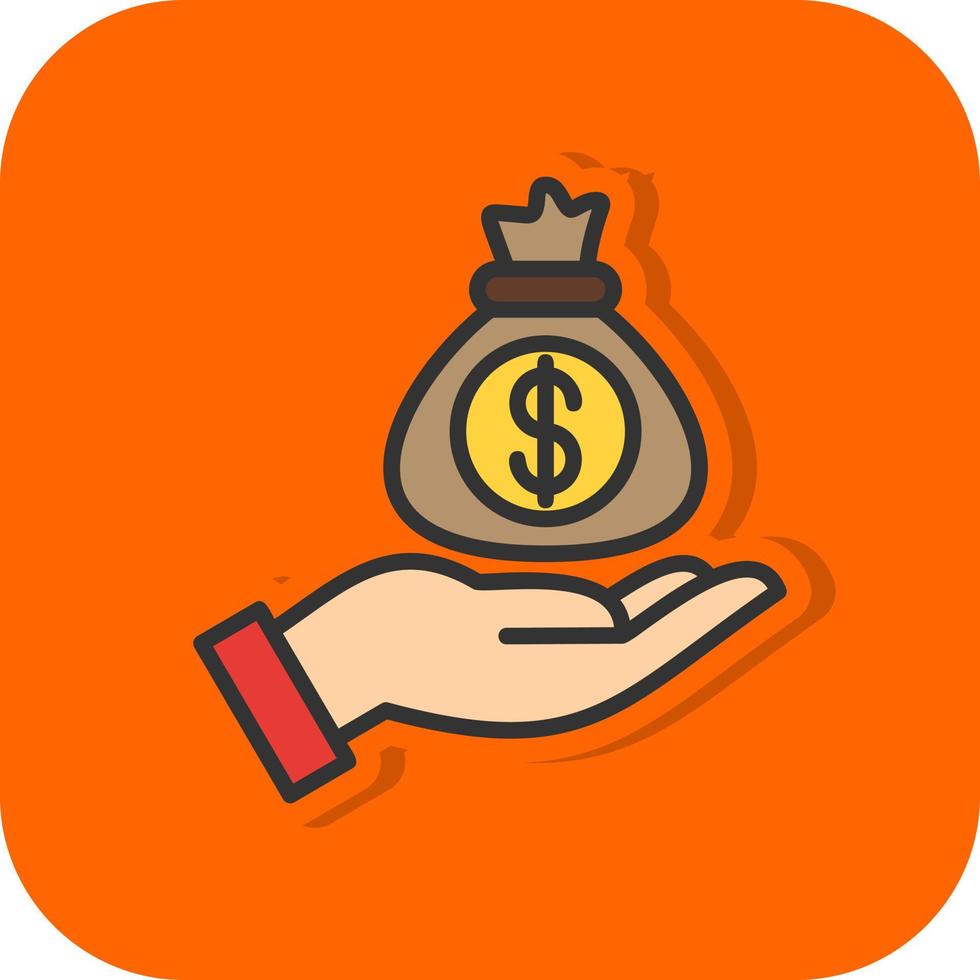 Fund Raising Vector Icon Design