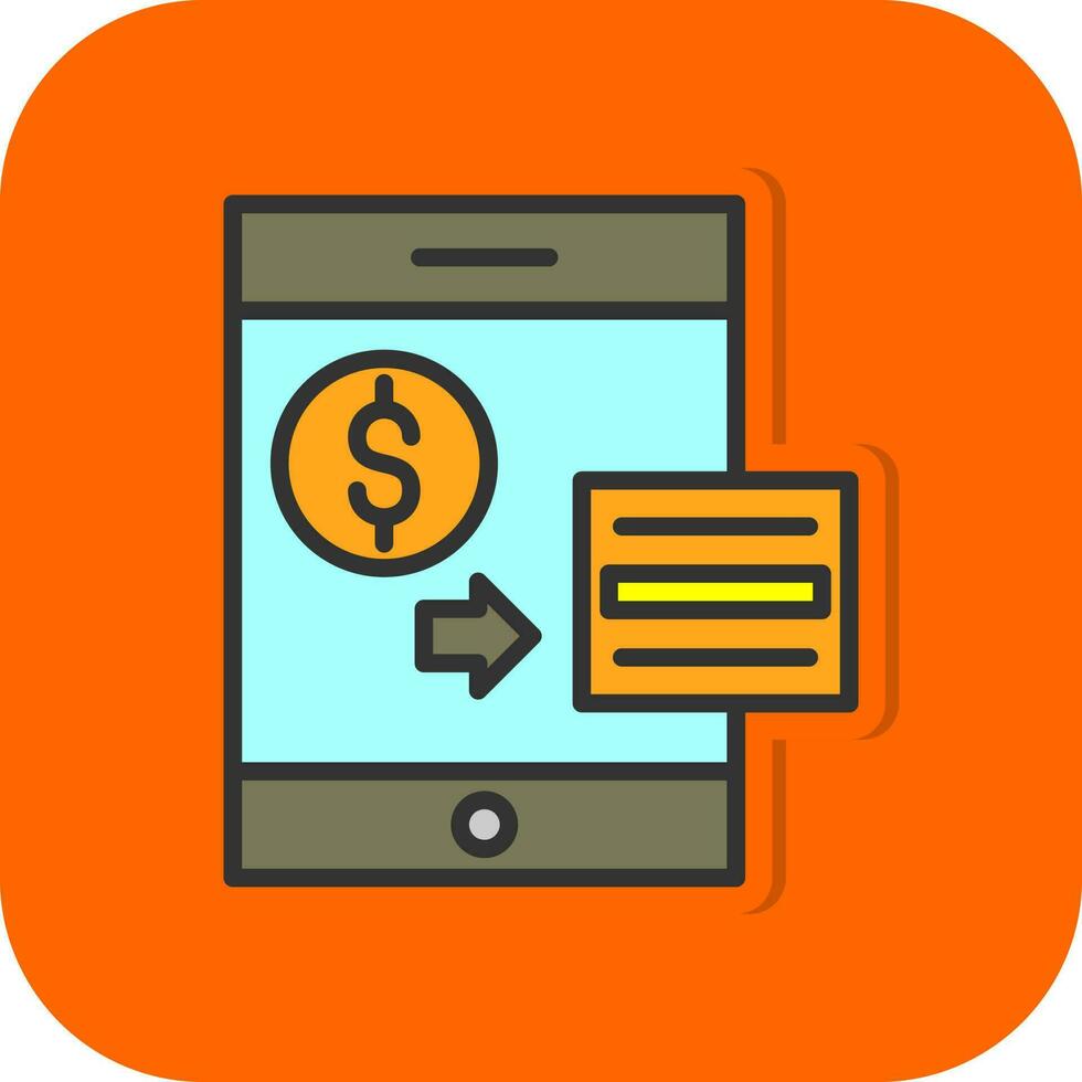 Cashless Payment Vector Icon Design