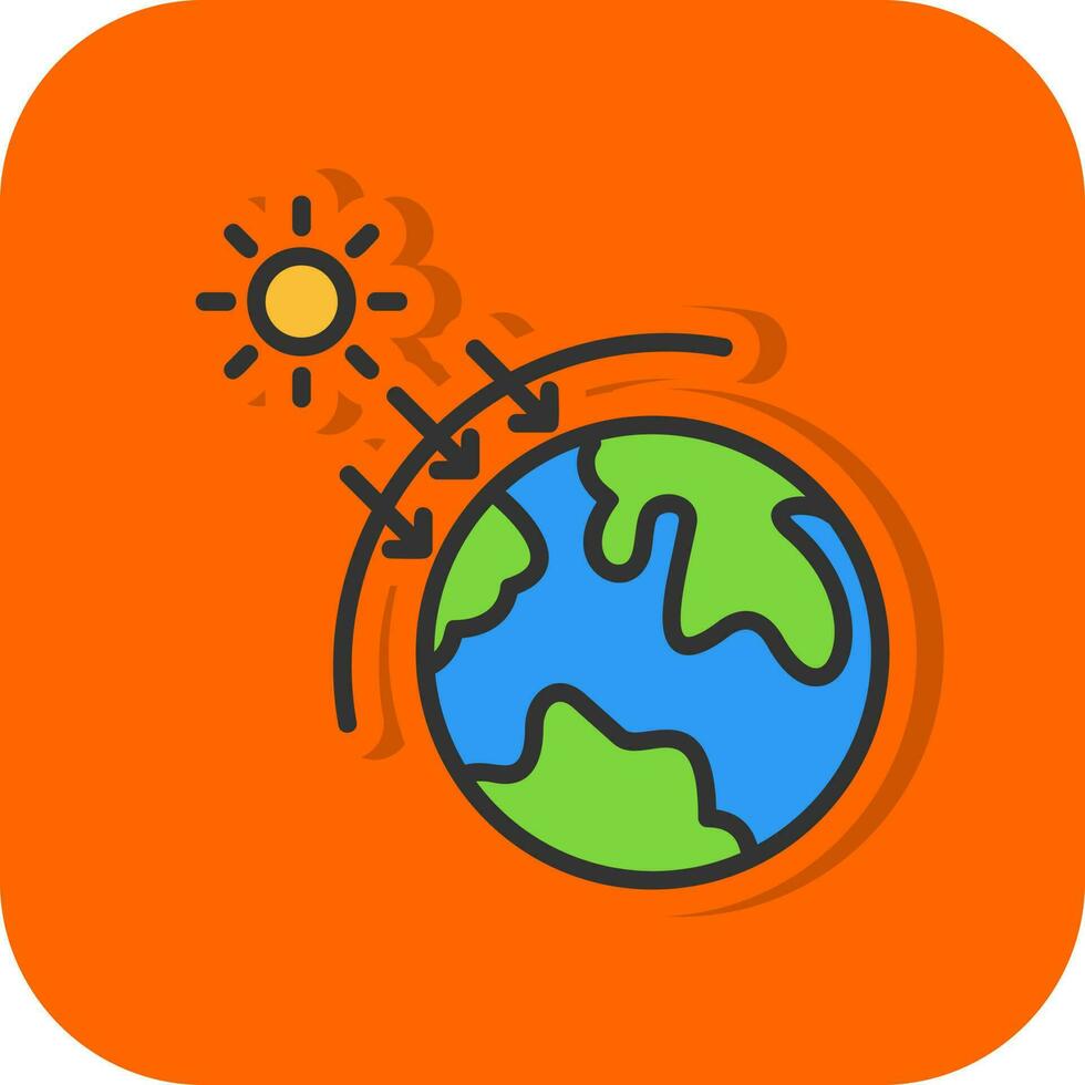 Greenhouse Effect Vector Icon Design