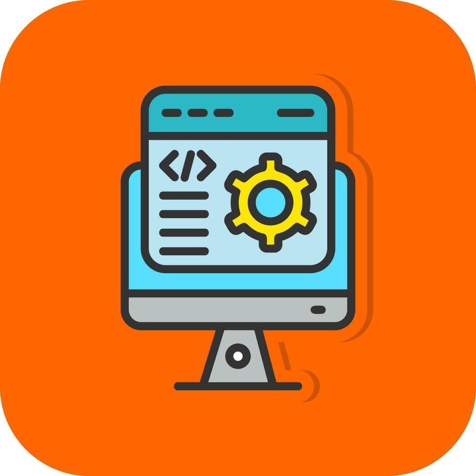 Software Developer Vector Icon Design