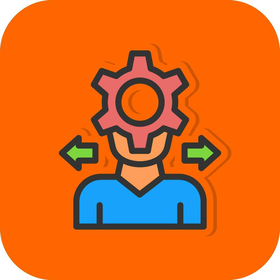 Decision Making Process Vector Icon Design