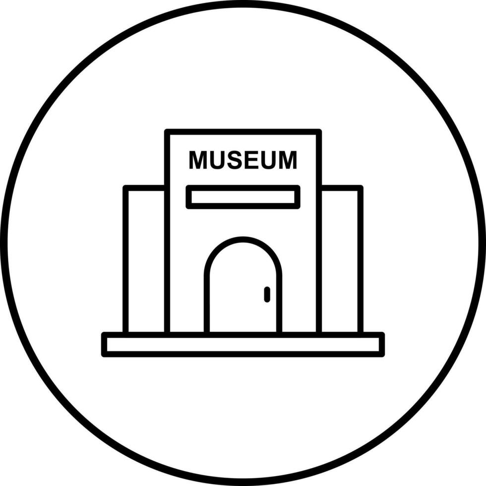 Museum Building Vector Icon