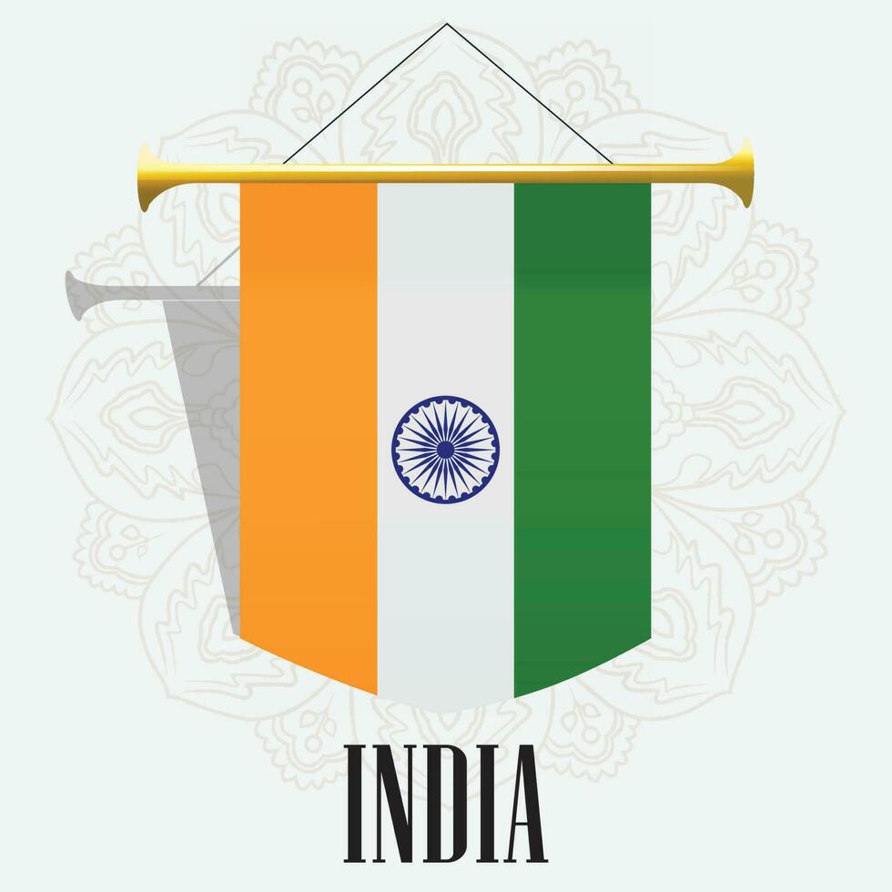 VECTOR FLAG OF INDIA ICON
