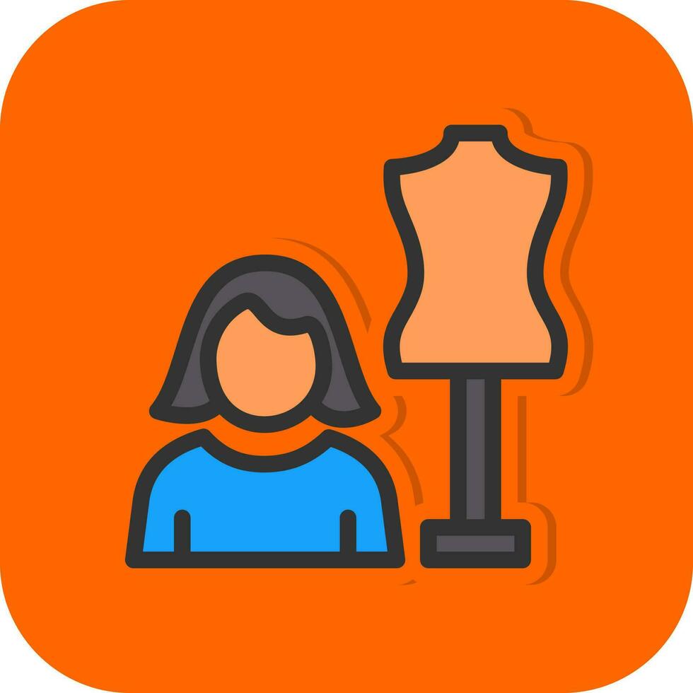 diseño de icono de vector de diseñador de moda