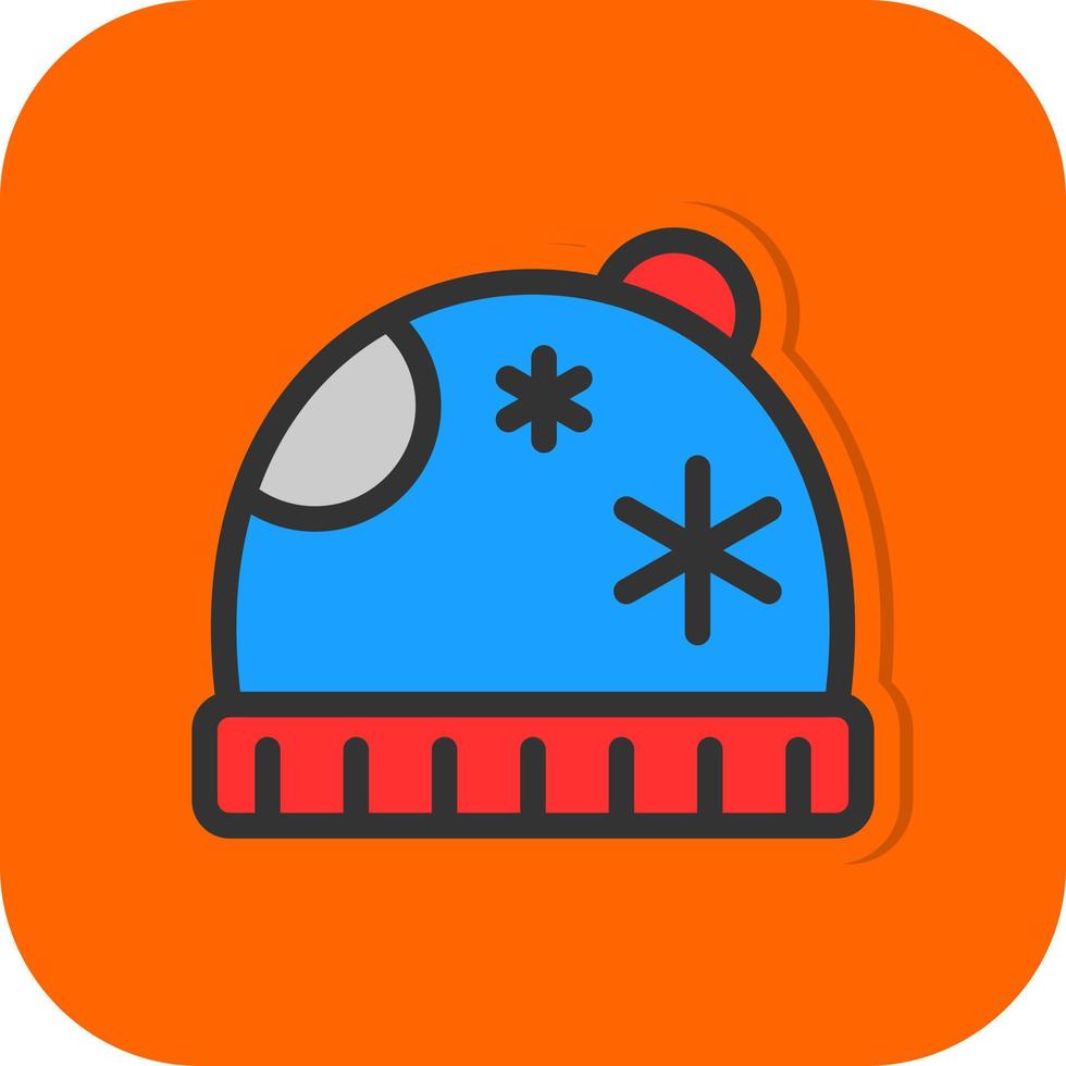 diseño de icono de vector de gorro