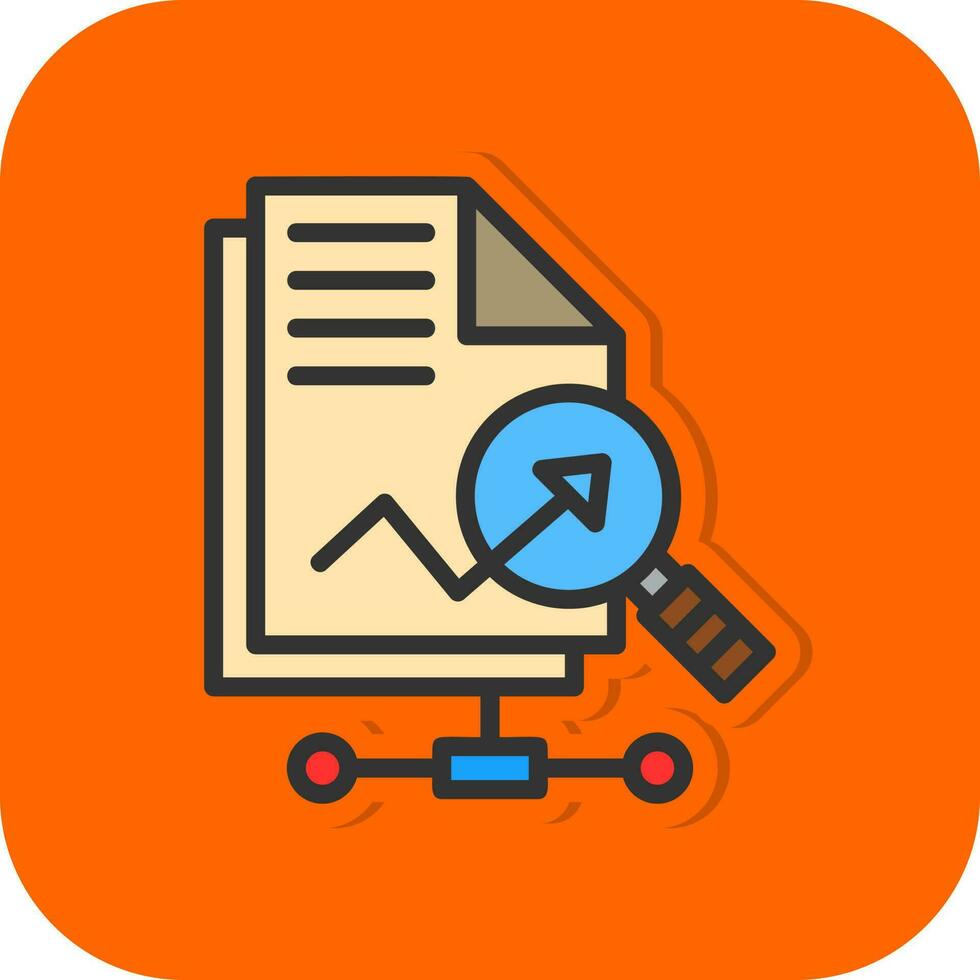 Diagnostic Analytics Vector Icon Design