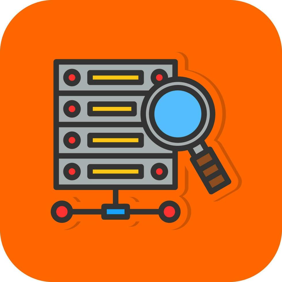 Data Query Vector Icon Design