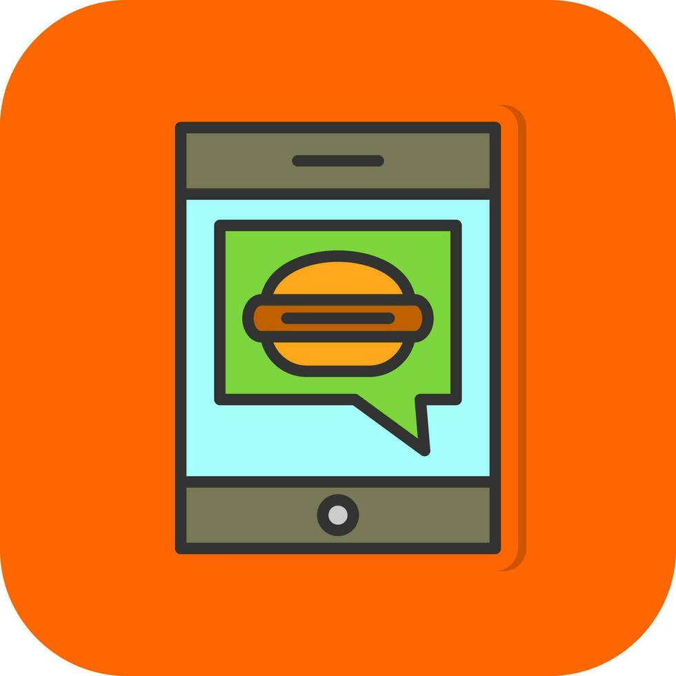 Food App Vector Icon Design