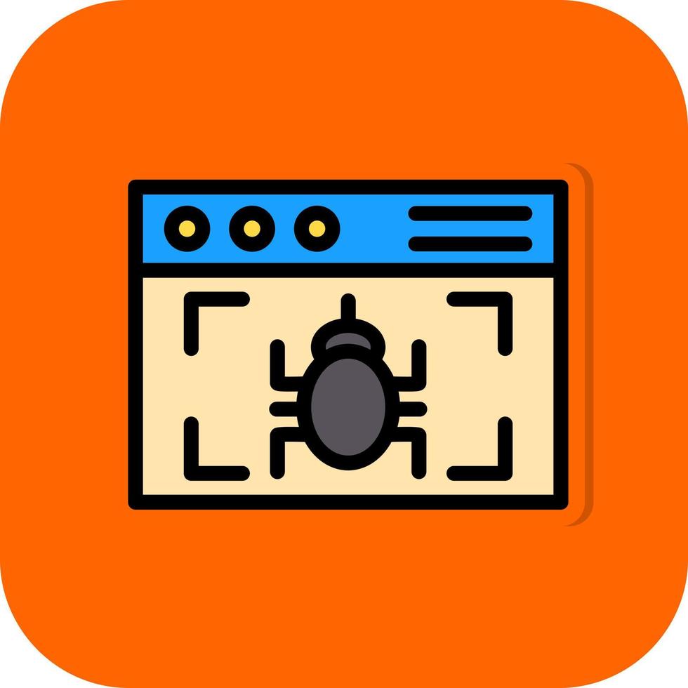 Virus Detection Vector Icon Design