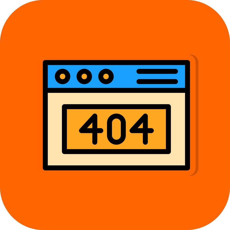 404 Error Vector Icon Design