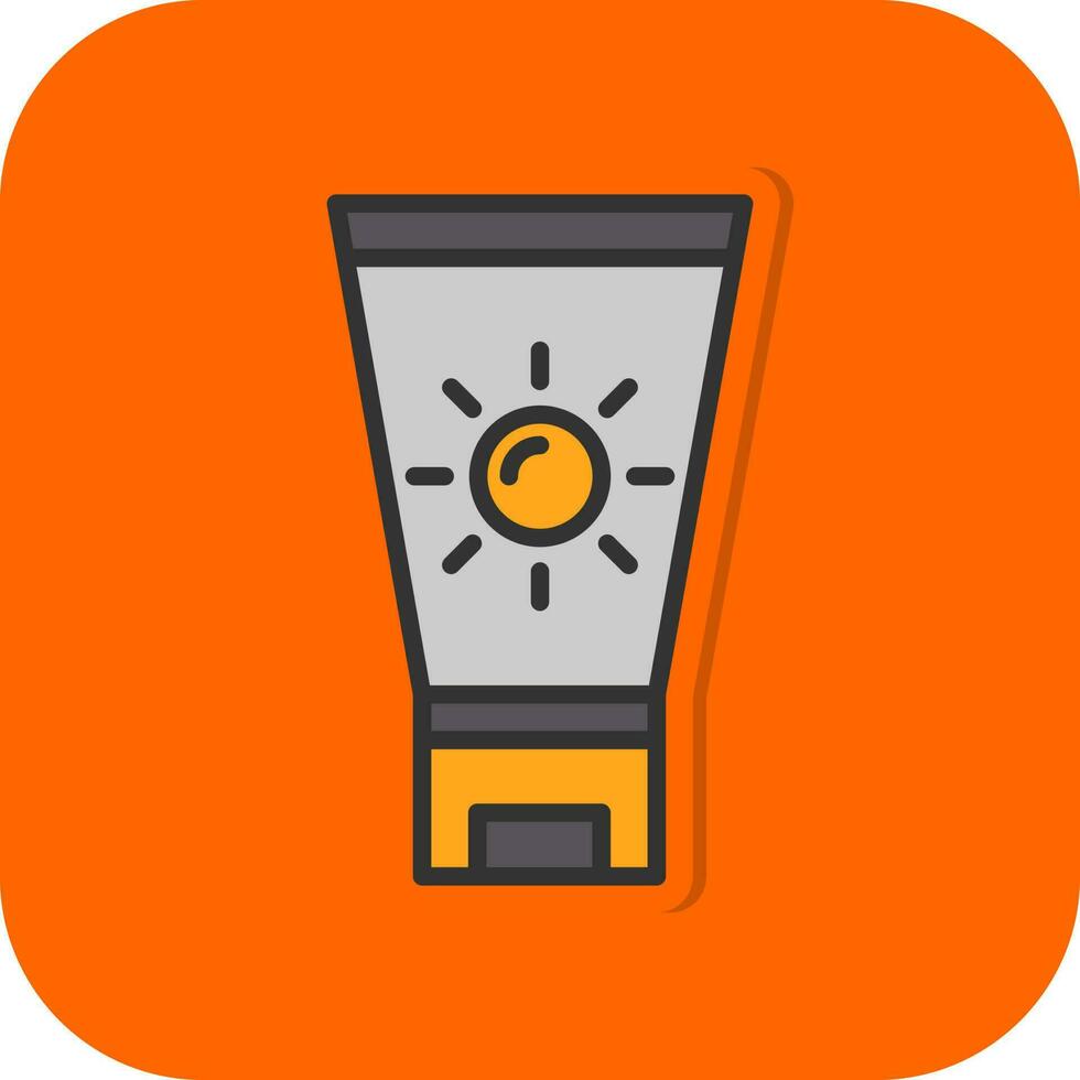 Suncream Vector Icon Design