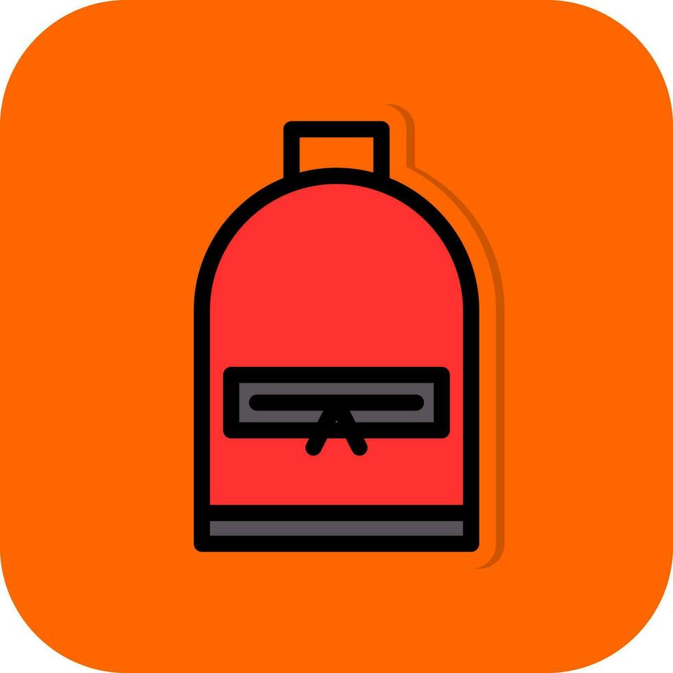 Backpack Vector Icon Design