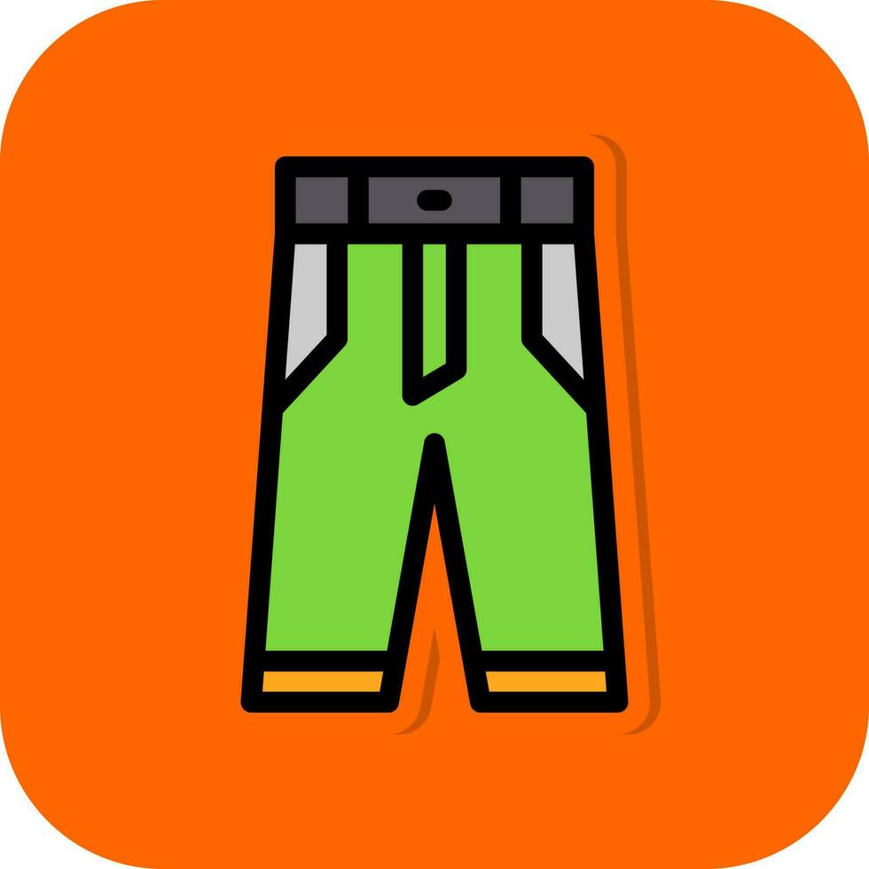 diseño de icono de vector de pantalones