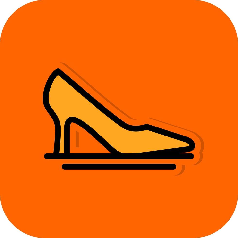 High Heel Vector Icon Design